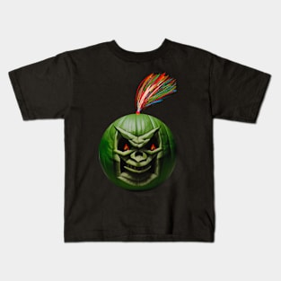 EVIL HALLOWEEN PUMPKIN Kids T-Shirt